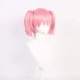 Аниме къса розова перука с две опашки, снимка 2