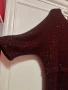 Красива бордо рокля , снимка 7
