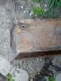 Старо дървено корито с метален обков неръждавейка, снимка 7