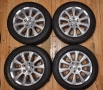 джанти 16" 5х114,3 Toyota гуми 205/55/16 Bridgestone зимни, снимка 2