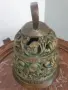 16см-1кг/19-ти век/стара католическа бронзова камбана-звънец, снимка 2
