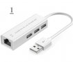 USB 2.0 + LAN HUB , USB C + LAN , Type-C HUB  / лаптоп / компютър , снимка 2