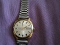 Часовник Slava Слава СССР златно покритие 10 Au 25 jewels камъка датник от соца автоматичен работи, снимка 1