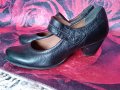 42 номер Обувки естествена кожа на нисък ток , снимка 2