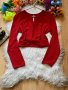Къса блуза Н&М, снимка 1 - Блузи с дълъг ръкав и пуловери - 37266269
