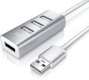 PrimeWire 4 портов USB хъб, алуминиев корпус, снимка 1