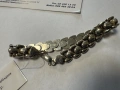 Сребърна гривна 10.82гр.17см., снимка 4