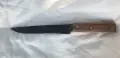 Стар кован нож с орехови чирени , снимка 4