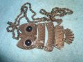 БРОНЗОВО АРТ БУХАЛЧЕ с ВИНТИДЖ ВЕРИЖКА ФИГУРАЛЕН МОДЕН МЕДАЛЬОН КОЛИЕ 27430, снимка 7