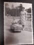 Стара детска кола с педали - снимка , фотография, снимка 1 - Антикварни и старинни предмети - 38229102