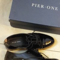 Оригинални естествен лак и кожа Pier One, снимка 3 - Дамски ежедневни обувки - 34954400