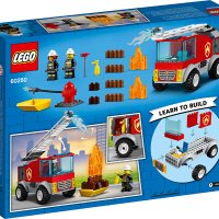 НОВИ! LEGO® City 60280 Пожарникарски камион със стълба, снимка 8 - Конструктори - 40664381
