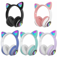 Котешки детски слушалки, Безжични , снимка 1 - Слушалки и портативни колонки - 44725417