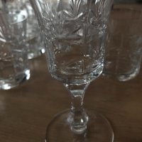Кристални български чаши за аперитив, снимка 4 - Сервизи - 39610454