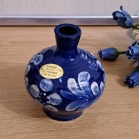 Ръчно изработена керамична ваза, DDR, снимка 3 - Антикварни и старинни предмети - 42814909
