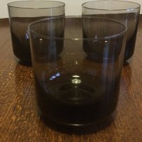 6 чаши за аператив + 3 чаши за уиски тъмно стъкло, снимка 6 - Чаши - 31896924