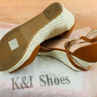 Обувки K&L shoes. Нови, елегантни, на платформа, № 39, стелка 24,5-25 см,30 лв, снимка 3 - Дамски обувки на ток - 42628852