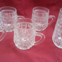руски  кристални чаши халби , снимка 1 - Антикварни и старинни предмети - 19064414