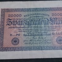 Банкнота 20 000 райх марки 1923година - 14716, снимка 1 - Нумизматика и бонистика - 29093211