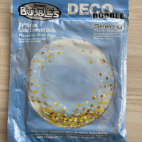 Qualatex 89727 24" Gold Confetti Dots Balloon, снимка 1 - Други - 44509169