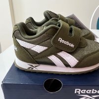 Зелени, оригинални детски маратонки Reebok номер 21,5, снимка 1 - Детски маратонки - 38322287