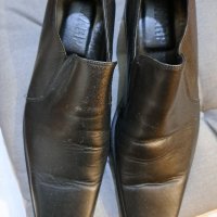 Мъжки обувки SHARP черни елегантни от естествена кожа, снимка 1 - Официални обувки - 42135524
