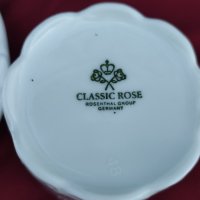Classic Rose Rosenthal Group сервиз за кафе от много фин порцелан/ 11 части, снимка 3 - Сервизи - 42882500