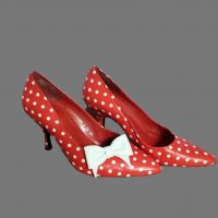 Испански дамски обувки red dot естествена кожа, снимка 5 - Дамски елегантни обувки - 34372065