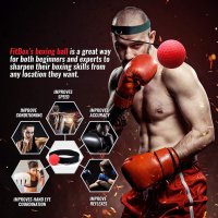 Боксова тренировъчна топка за рефлекси, бързина, точност, Бойни спортове, MMA, Muay Thai, Boxing, снимка 9 - Фитнес уреди - 44178952