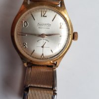 Мъжки позлатен механичен часовник Superia - 1960-1969, снимка 2 - Антикварни и старинни предмети - 35051229