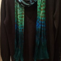 Дамска блуза Zara и шал, снимка 1 - Блузи с дълъг ръкав и пуловери - 31444658