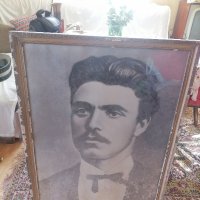 огромен стар портрет на Васил Левски , снимка 2 - Картини - 42202606