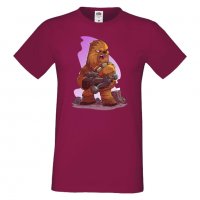 Мъжка тениска Star Wars Chewbacca Star Wars Игра,Изненада,Подарък,Геймър, , снимка 14 - Тениски - 36808670