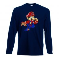 Мъжка тениска Mario Zombie 4 Игра,Изненада,Подарък,Празник,Повод, снимка 12 - Тениски - 37237685