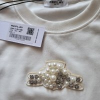 Оригинална дамска блуза Риплей , снимка 3 - Тениски - 44335399