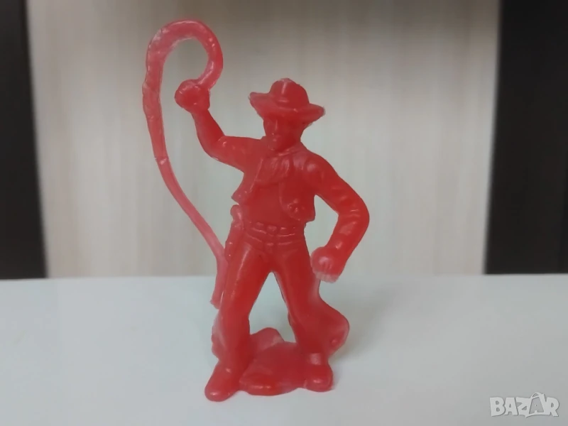 Стара Фигурка Индианец / Каубой, снимка 1