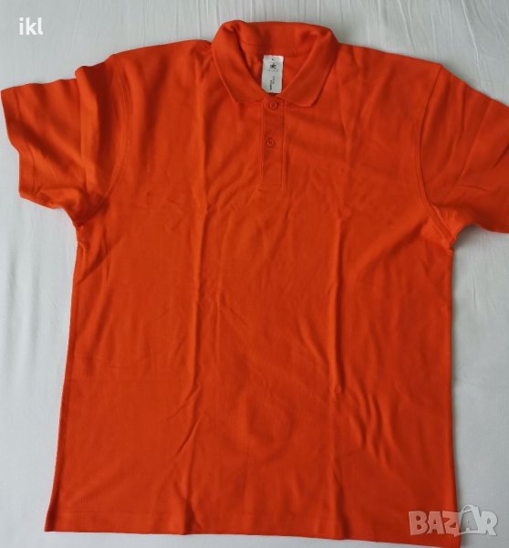 Поло тениска с къс ръкав и яка, снимка 1