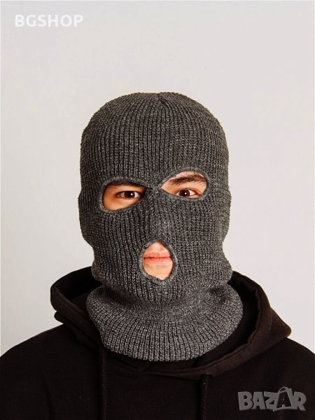 Зимна шапка маска - Dark Gray Balaclava, снимка 1