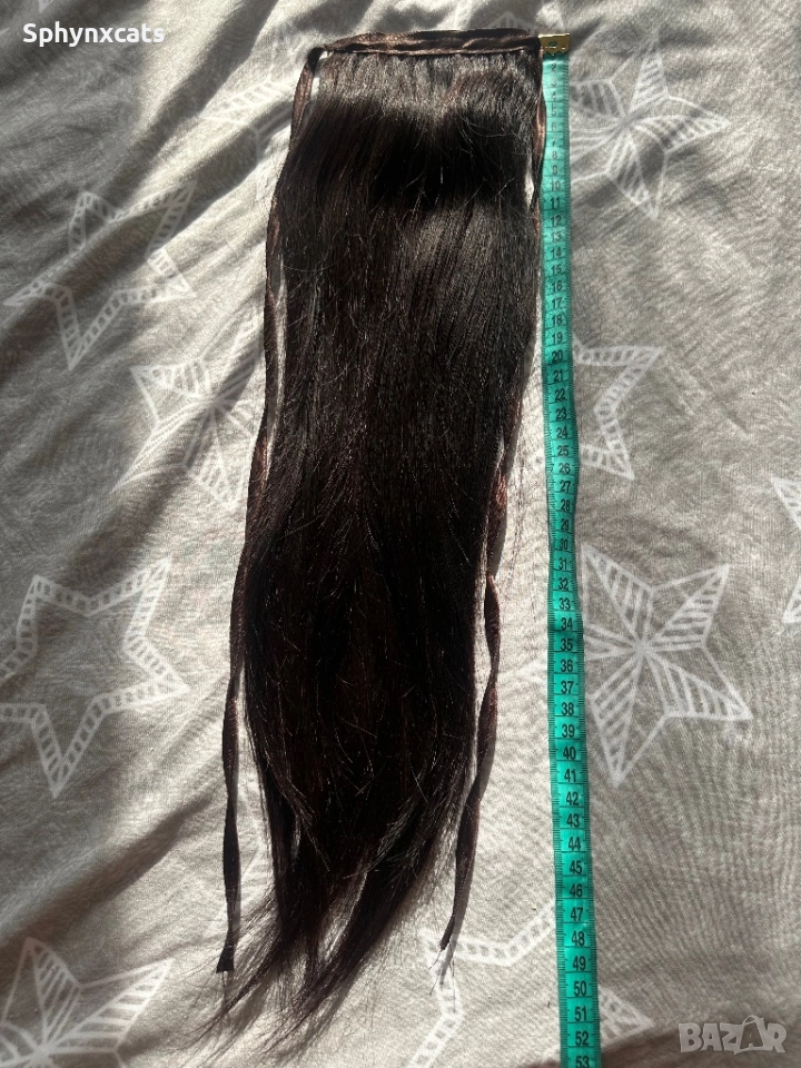 Естествена коса на опашка висок клас коса от Ванет, снимка 1