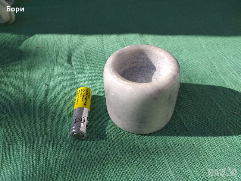 Мраморна поставка за чаени свещи, снимка 1