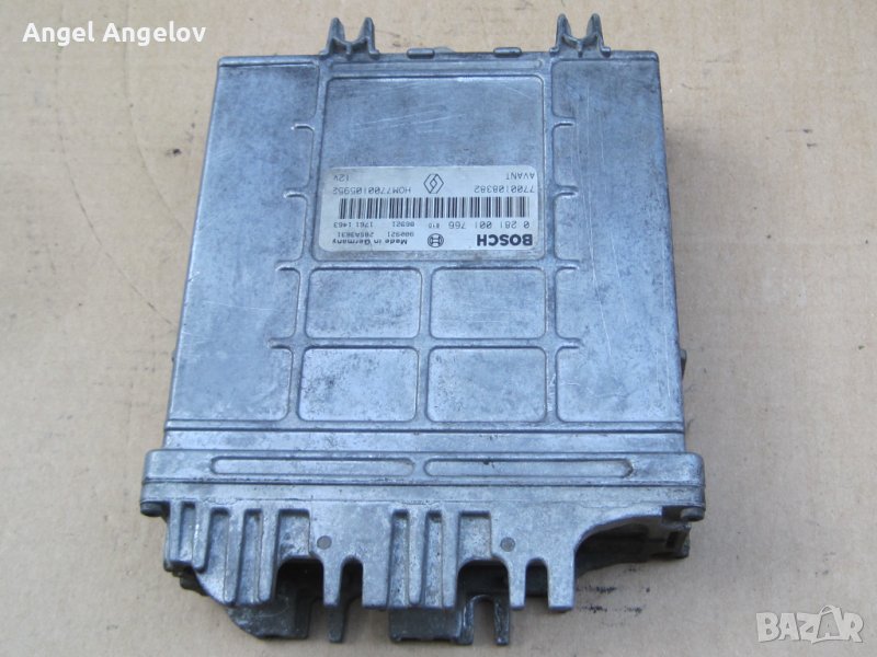 Компютър за RENAULT LAGUNA 1.9DTI ECU 0281001766 7700108382 7700114354, снимка 1