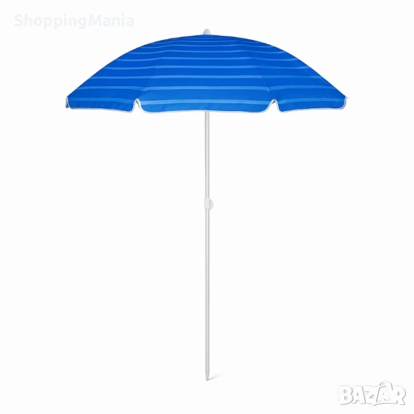 Плажен чадър Muhler U5016 – 130x180 см, с метална конструкция и устойчив TNT плат, снимка 1