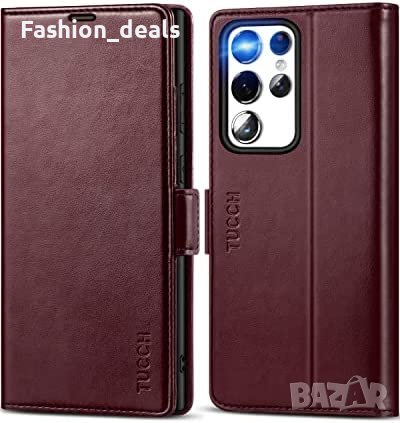 Нов флип кожен калъф кейс за телефон Samsung S23 Ultra Защита Самсунг, снимка 1