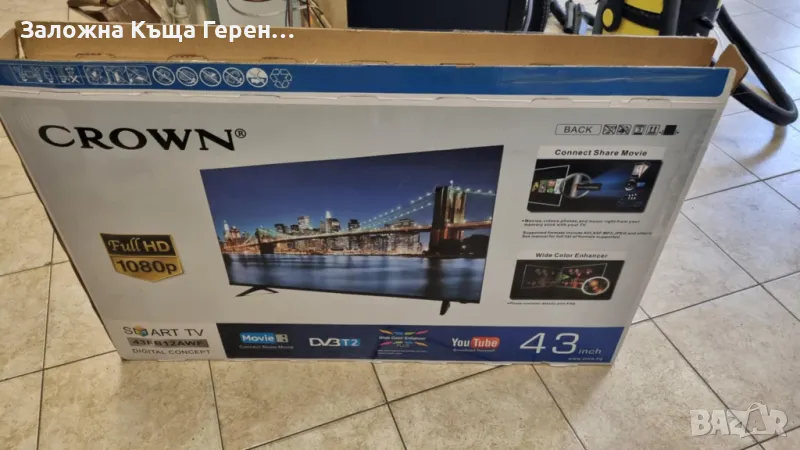 LED Smart TV Crown 43B12AWF, снимка 1