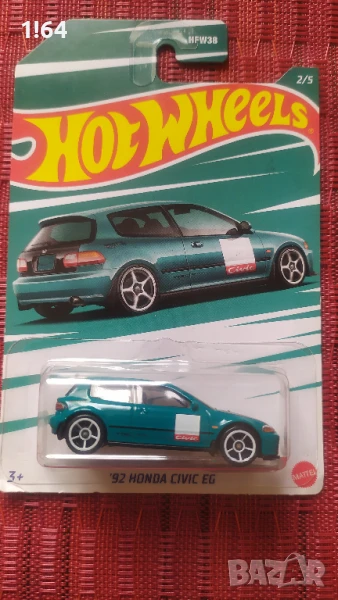Hot Wheels '92 Honda Civic EG, снимка 1