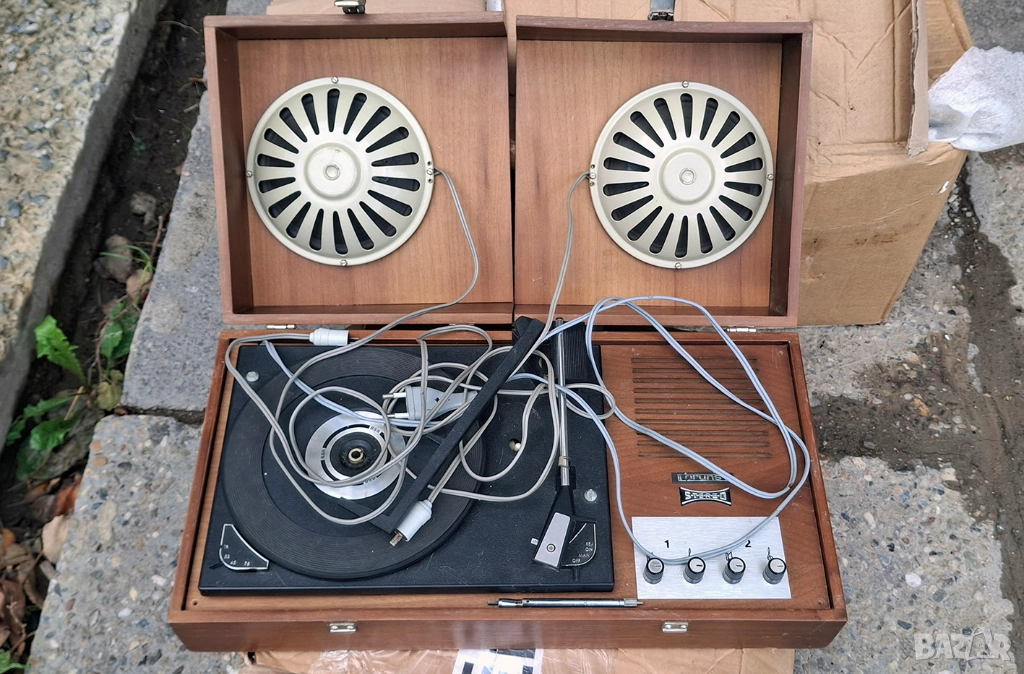 Рядък грамофон Bruns, снимка 1