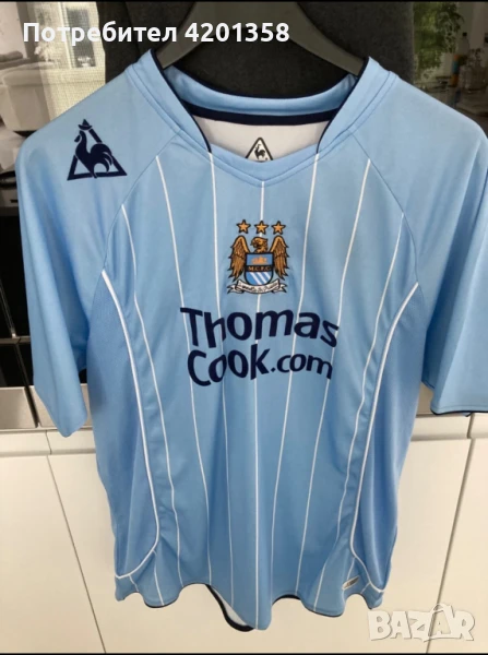 Мартин Петров тениска Манчестър Сити (носена по време на мач), снимка 1