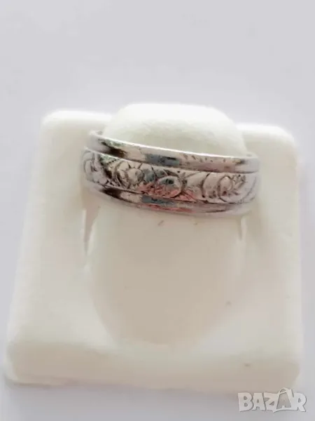 сребърна халка 50828, снимка 1