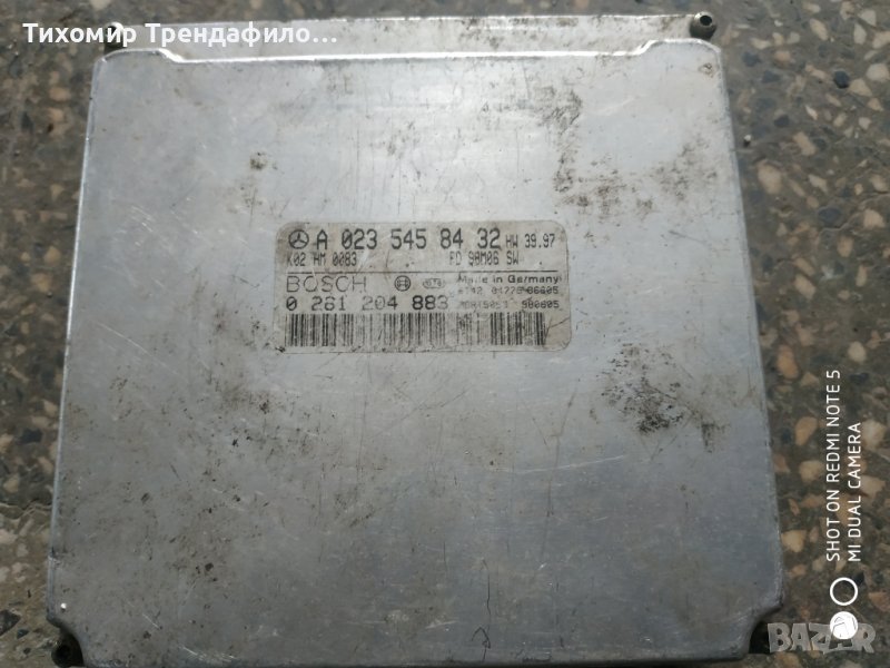 ECU MERCEDES W210 W202  0 261 204 883, 0261204883, A 023 545 84 32, A0235458432 компютър мерцедес, снимка 1