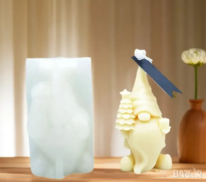 Молд гном с елха , снимка 1